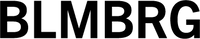 A black and white logo in all caps letters spelling the eponymous name of the brand BLMBRG.